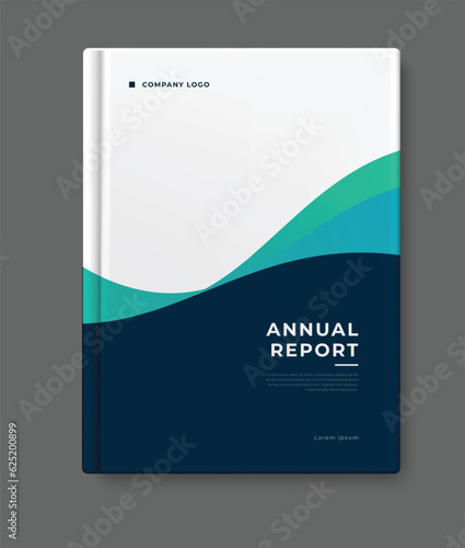 annual report template cover design