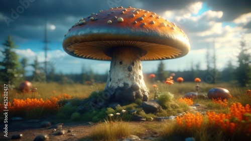 mushroom. Image created by AI