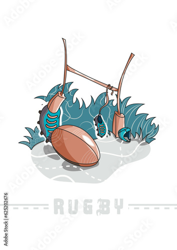 Rugby illustration