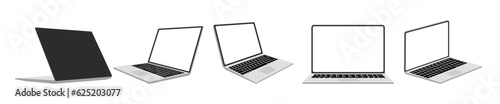 laptop device gadget computer from all view angle
