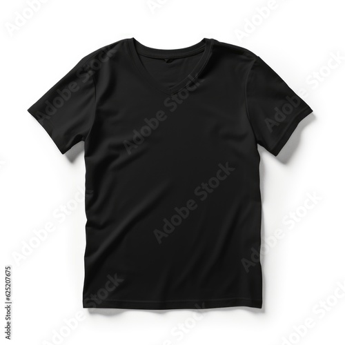 Black T-Shirt Mockup generative AI.