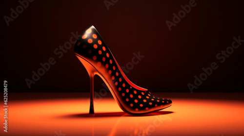 red heels HD 8K wallpaper Stock Photographic Image

