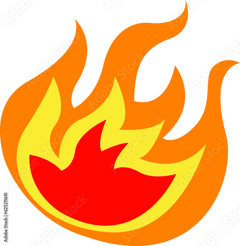 flame fire, fireball, hot emoji, bonfire icon