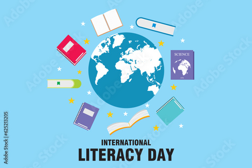 International Literacy Day vector illustration
