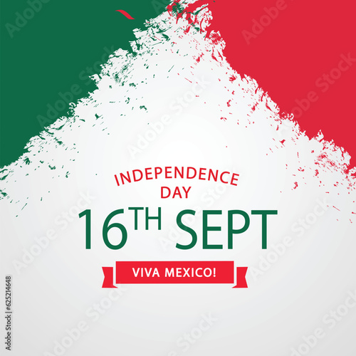 Free vector independencia de mexico with confetti