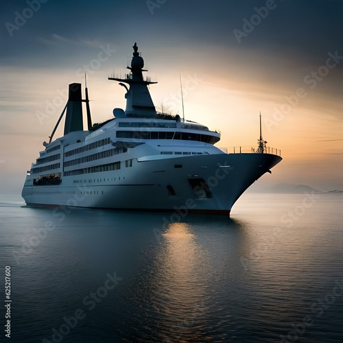 cruise ship in the sea © Mahmod