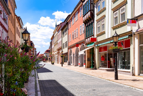 Cityscape of Mühlhausen on a sunny day in summer, Germany © EKH-Pictures