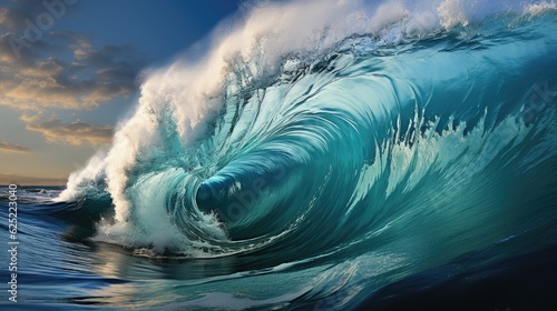 Ocean wave. Generative AI