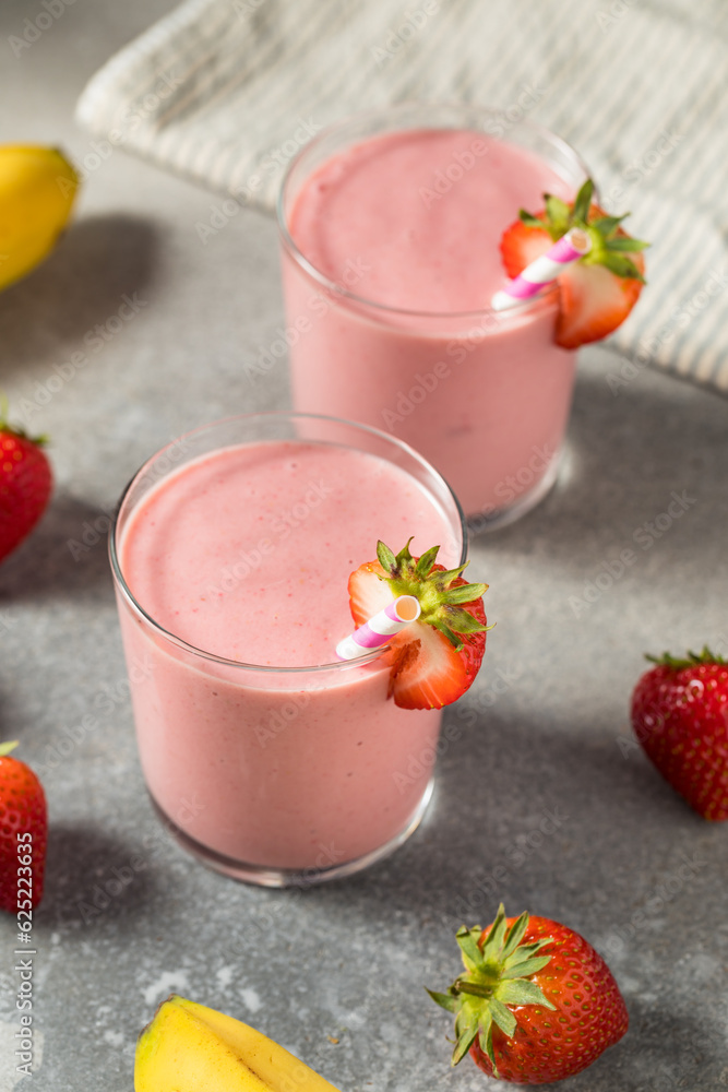 Healthy Homemade Strawberry Breakfast Smoothie Healthy Homemade Strawberry Breakfast Smoothie