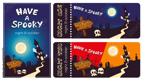 halloween party flyer