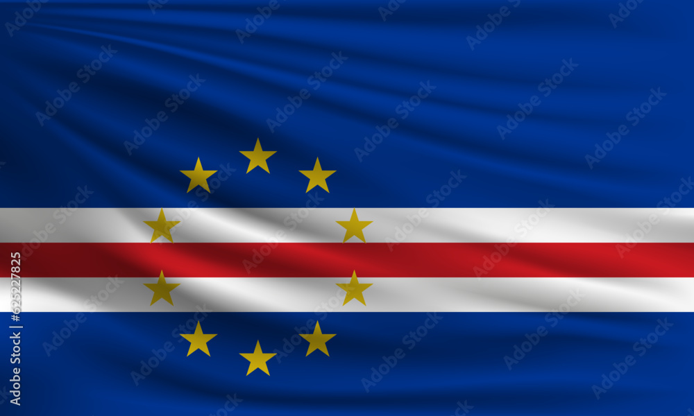 Vector flag of Cape Verde Vector flag of Cape Verde