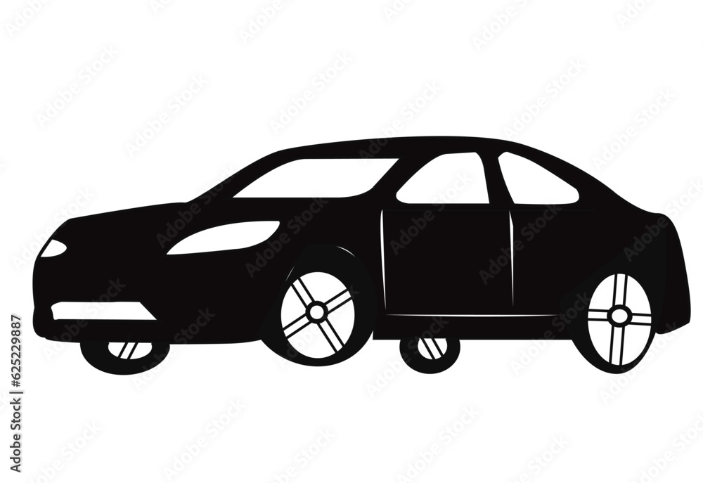 Car design for use in black color