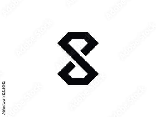 double diamond with infinity line logo design