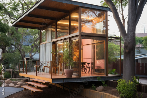 mini house modern cafe in thailand
