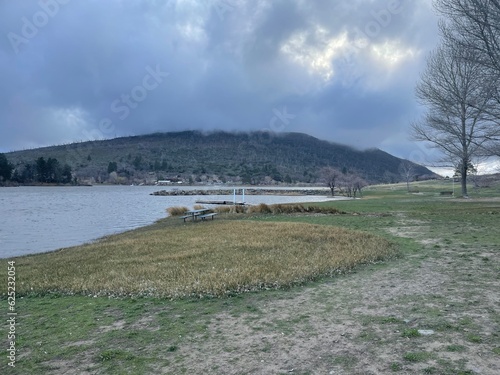 lake in the mountains