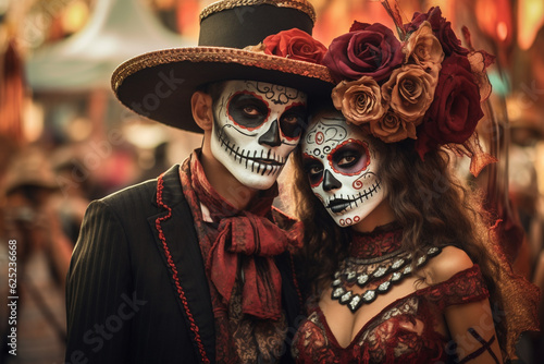 day of the dead festival.generative ai