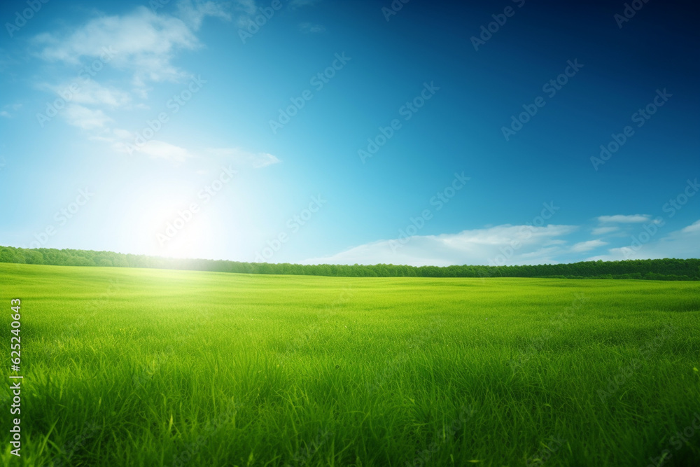 Green plain Background Images with sunlight