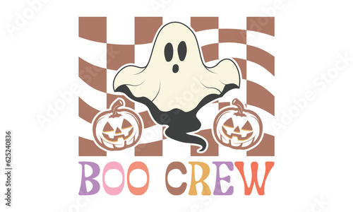 Boo crew Retro SVG.