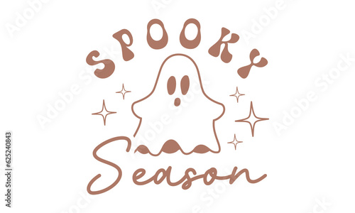 Spooky Season Retro SVG.