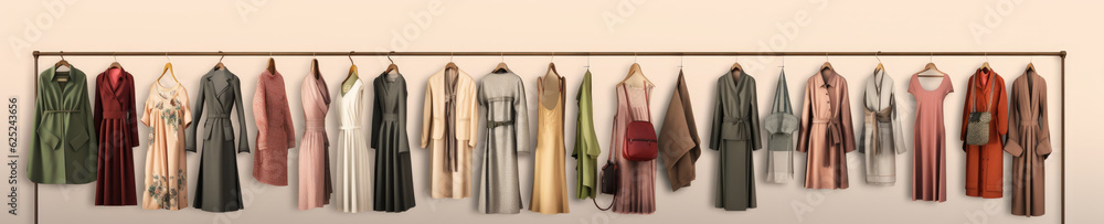 Woman's wardrobe collection. Woman's wardrobe collection.