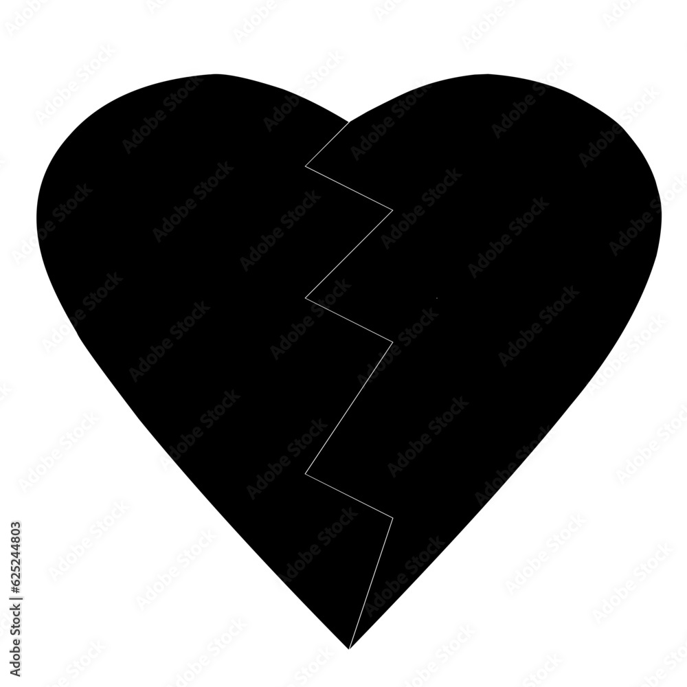 broken heart icon broken heart icon