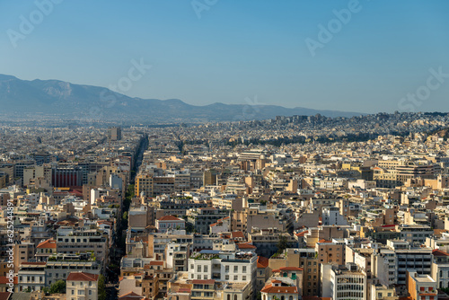 Fototapeta Naklejka Na Ścianę i Meble -  panorama de la ville d'athènes