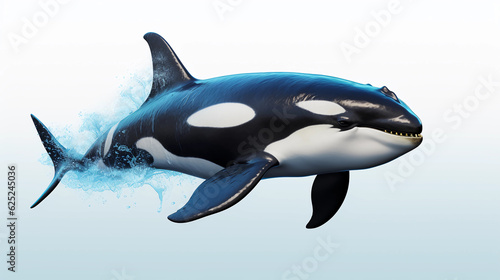 real photo Killer Whale (Orcinus orca)