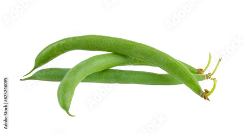 Green beans isolated on transparent png