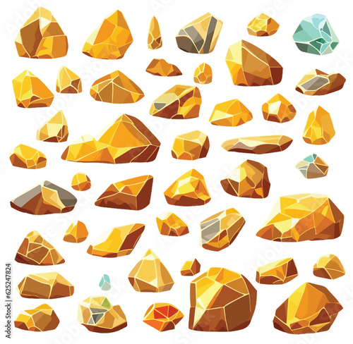 rocks, rock, gold rock