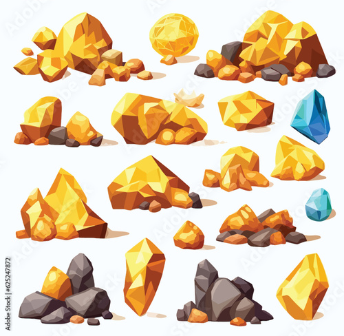 rocks, rock, gold rock