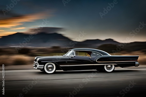 Classic Car, elegant coachbuilt Grand Tourers,side view, pinstripes © Goodhim