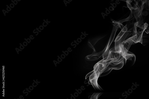 Realistic smoke background created with generative ai