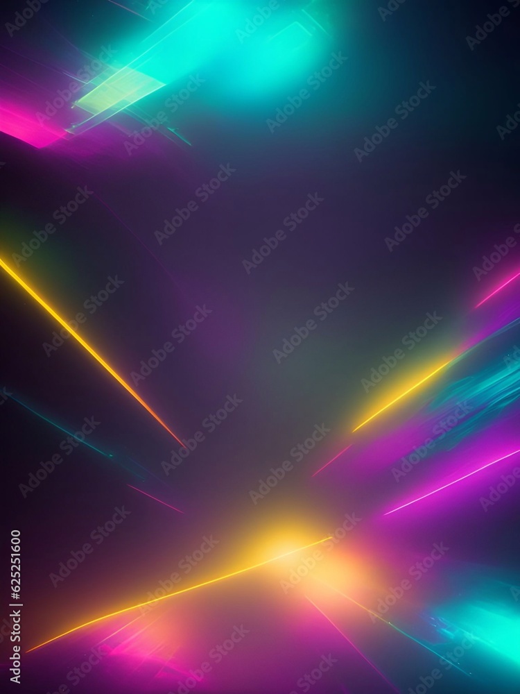 Futuristic white, back, red, blue, yellow, Hologram, Pastel, Modern Technology cyberpunk illustration art abstract background generative ai Futuristic white, back, red, blue, yellow, Hologram, Pastel, Modern Technology cyberpunk illustration art abstract background generative ai