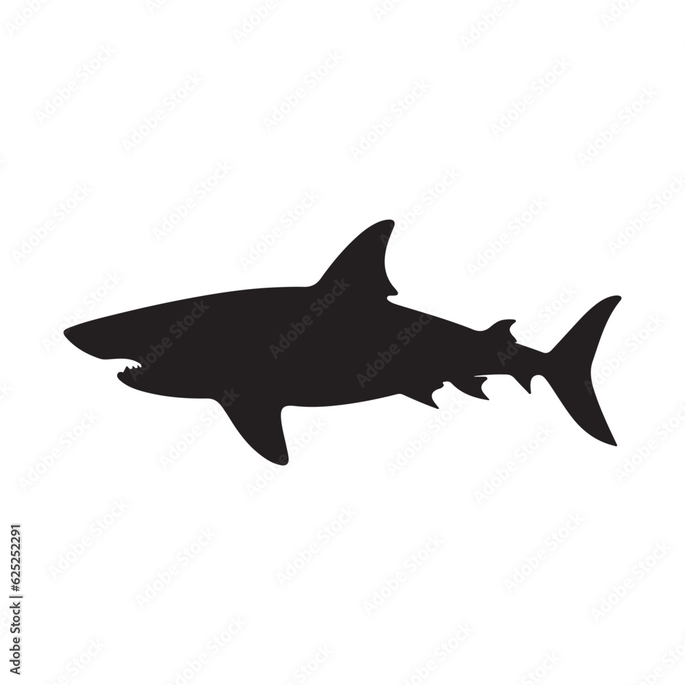 shark silhouette shark silhouette