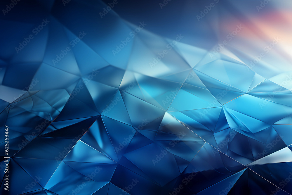 simple abstract blue thumbnail background. Generative AI Stock