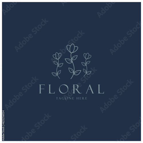 Elegant floral and leaf frame. Delicate botanical vector illustration for labels, spas, corporate identity, and wedding invitations