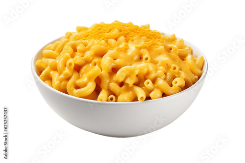 Mac and Cheese in Transparent Background. AI