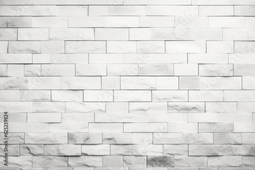 White Wall. White Brick Wall. Light Background for Design. Background. Made With Generative AI. 