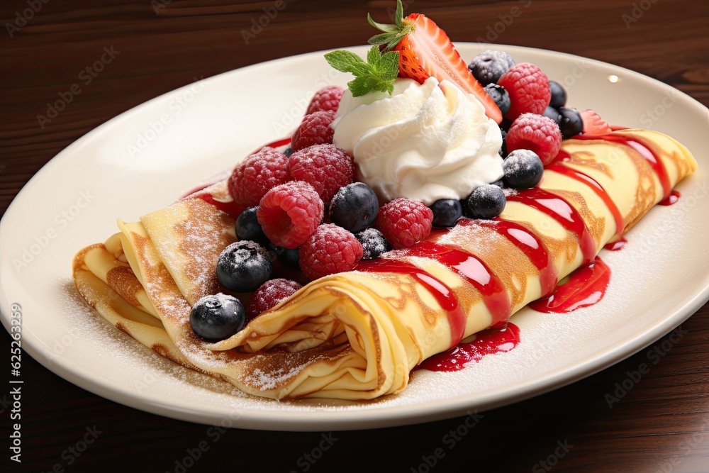 freshly baked crepe freshly baked crepe