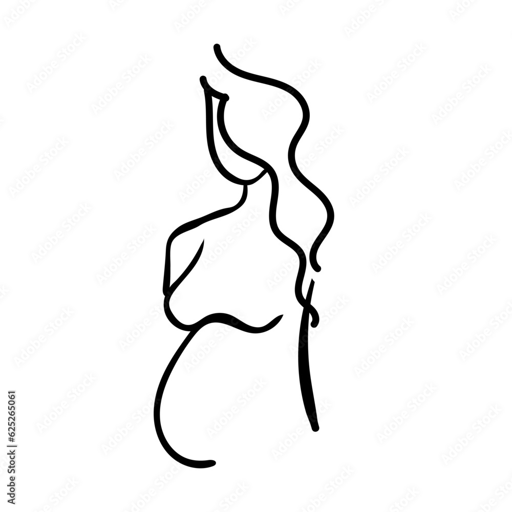 Pregnancy care linear icon. Prenatal period. Motherhood, parenthood. Expecting baby. Medical procedure. Thin line illustration. Contour symbol. Vector isolated outline drawing. Editable stroke,