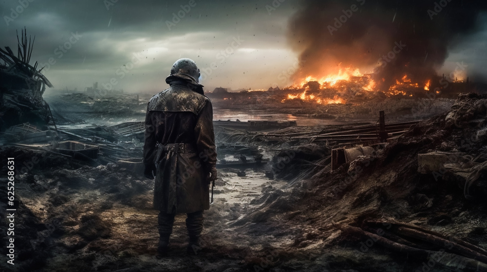 The End of Days. Post-Apocalyptic Nightmare.AI Generated The End of Days. Post-Apocalyptic Nightmare.AI Generated