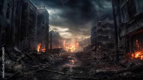 The End of Days. Post-Apocalyptic Nightmare.AI Generated