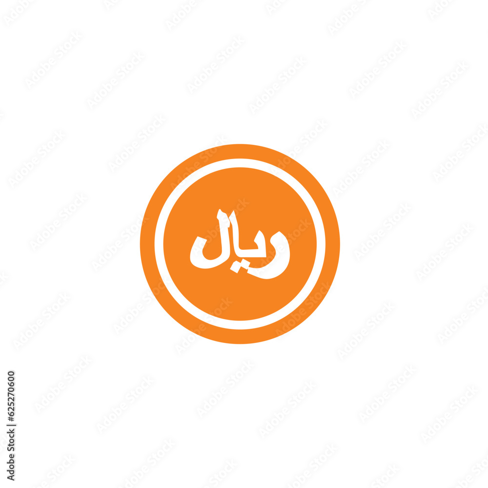Oman- Omani rial symbol currency symbol stock illustration on white background. Oman- Omani rial symbol currency symbol stock illustration on white background.
