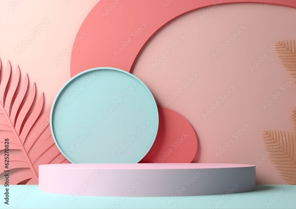 Abstract pastel colour geometric shape background Abstract pastel colour geometric shape background