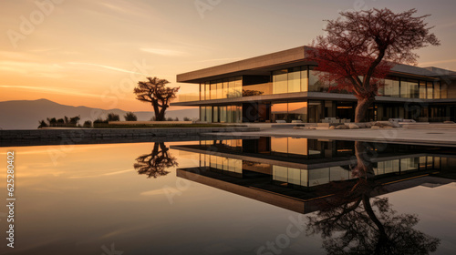 Modern villa with infinity ...