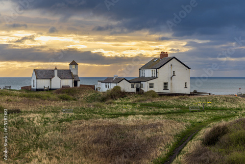 The Watch House and Museum on Rocky Island at Sleaton Sluice, Northumberland.  © Jim