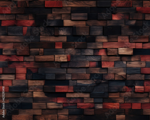 wood wall tiled background