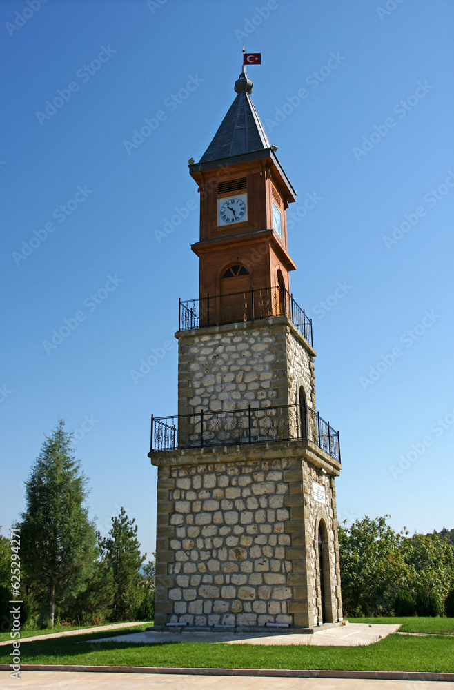 Bilecik Clock Tower in Turkey.