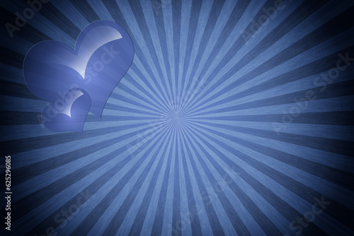 Blue sunburst background