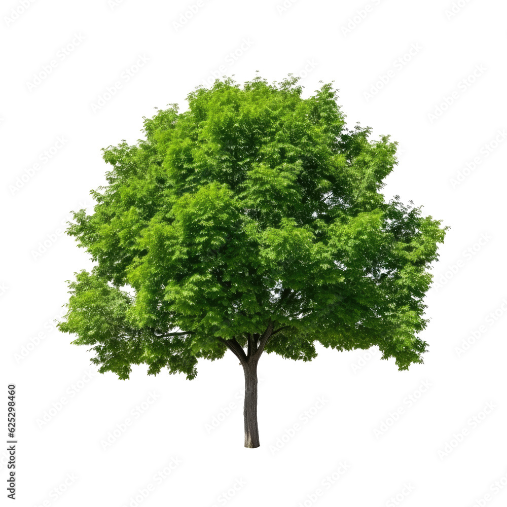 Tree isolated on transparent background. Generative ai Tree isolated on transparent background. Generative ai